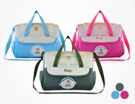 Baby Diaper Travel Bag - BLUE_0