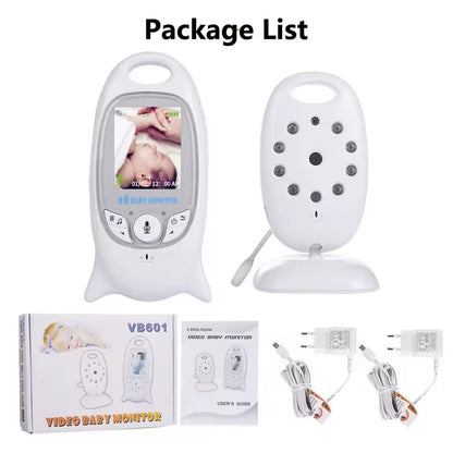 Video Baby Monitor Camera VB601 Wireless Babysitter 2 Way Talk Night Vision IR LED Temperature Babi Nanny Camera 8 Lullabies